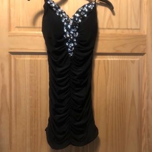 Black Sequin Dress